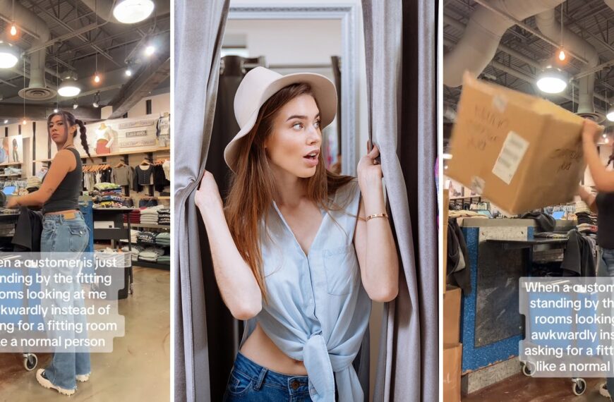 Retail Worker Mocks Customers Who Wait for Dressing Rooms